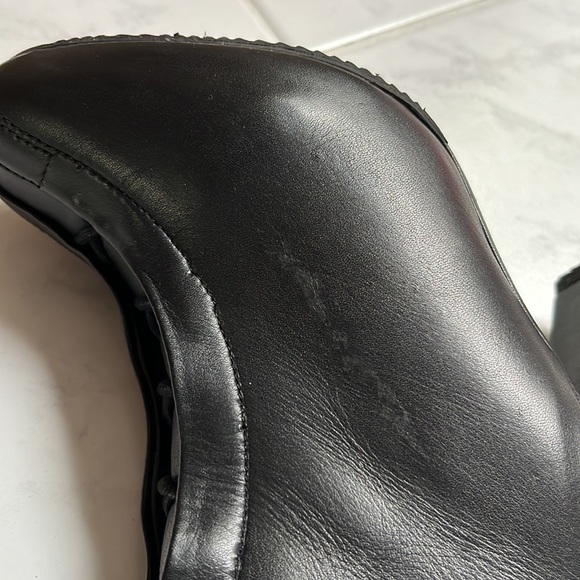 Topshop black lace up heeled boots - Picture 3 of 10